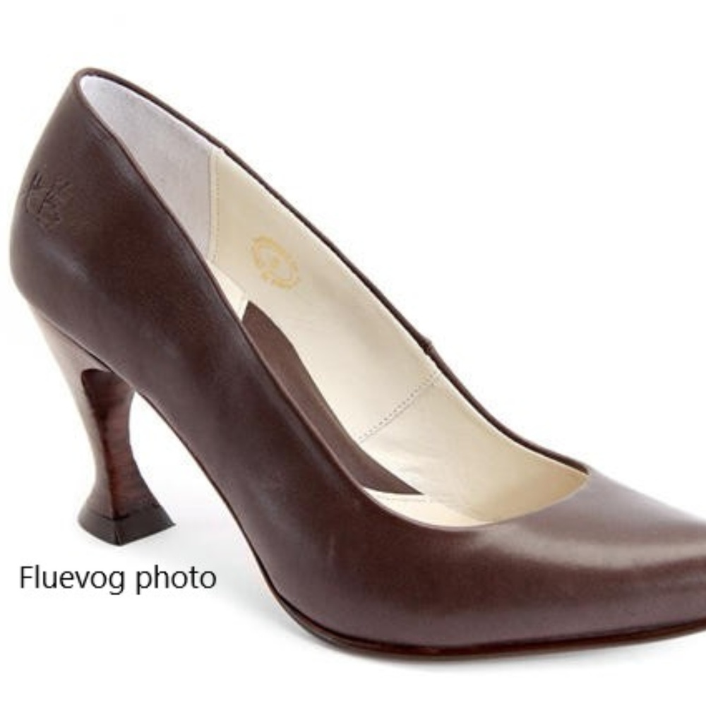 John Fluevog Coffee Ristretto Pump Brown